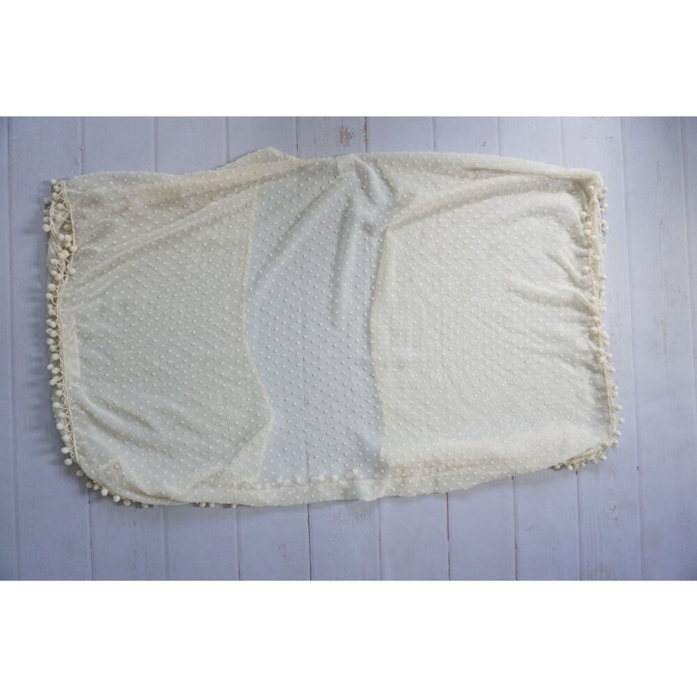 Coverup Bathing Suit Bikini Tassels Beach Top - Size O/S - Picture 2 of 8